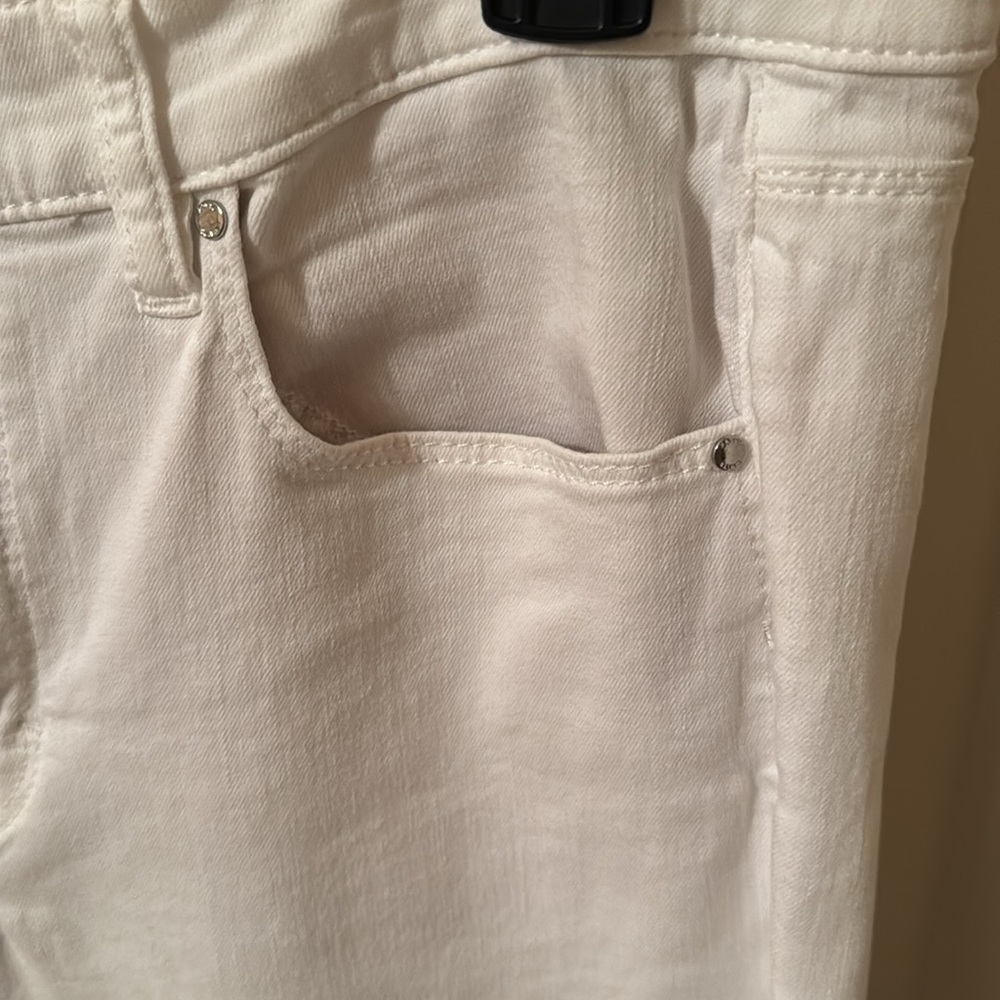 WHBM Women's Slim Crop White Skinny Jeans Size 10 EUC - Picture 6 of 16